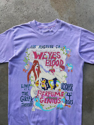 Rare Weyes Blood Tour 2023 Violet T Shirt Full Size S-5XL QT724