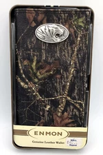 University of Missouri Tigers Genuine Leather Camouflage Logo Wallet - New