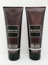 Bath  Body Works BLACK TIE Men's Ultimate Hydration Body Cream 8 oz Set of 2