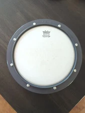 Remo Practice Drum Pad 8" Weather King Surface Dark Gray Frame Single Bolt Mount