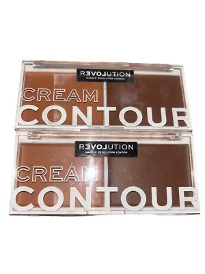 Revolution Relove Cream Contour Duo - Dark - 2 Pack!