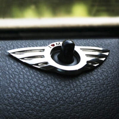 2 x Tür Pin Veredelung für Mini-Cooper R55/R56/F55/F56 ''I LOVE MINI'' Wings