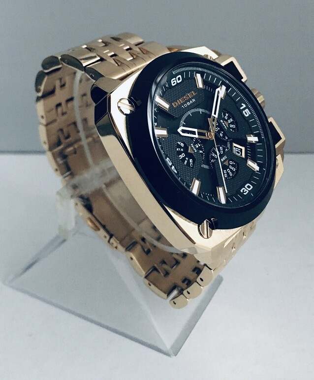 Diesel DZ7378 Men's Bamf Chronograph Date Gold-tone Stainless