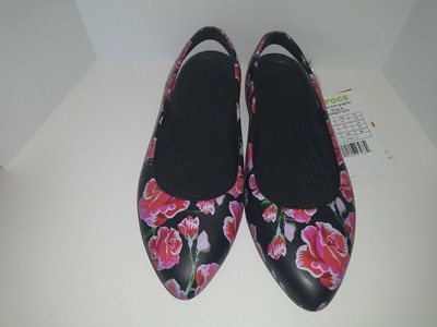 women's crocs eve graphic slingback