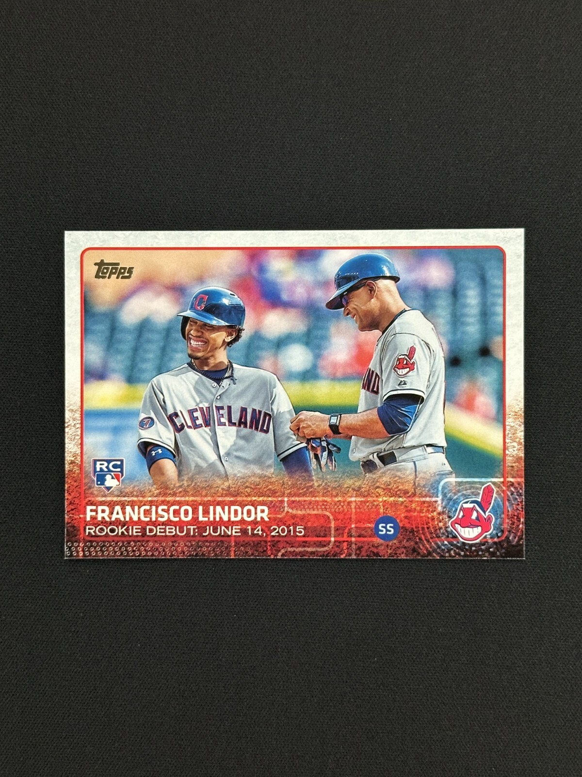 2015 Topps Update Francisco Lindor RC Debut Guardians Mets