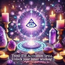 🔮 Intuition & Third Eye Activation Spell - Unlock Your Inner Wisdom! 🔮