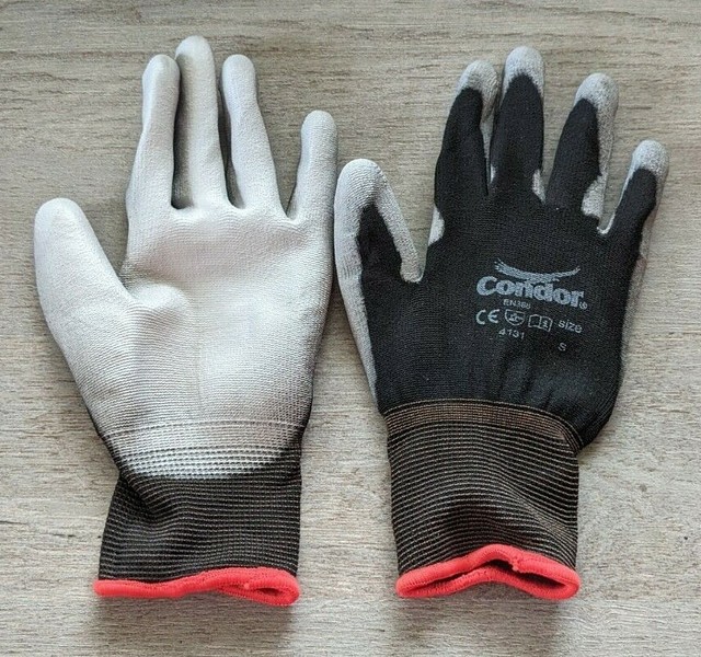 2 Pairs of Condor Gloves 4131 56jk84a Size L En388 Blue Nylon Dipped for sale online eBay
