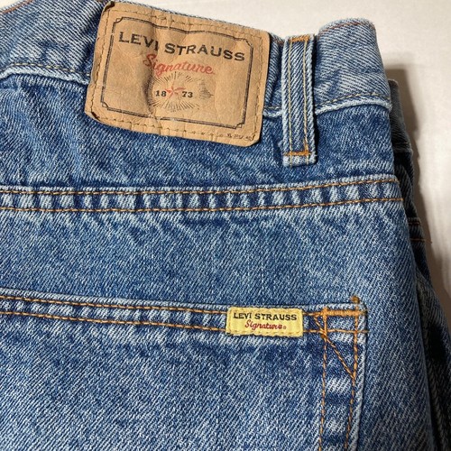 Levi Strauss Jeans Men 42x32 Blue Denim Signature Loose Relaxed Casual - Picture 5 of 8