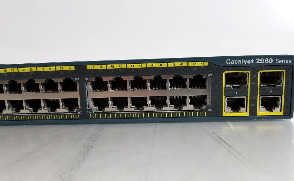 CISCO Catalyst 2960-48TT-L インテリジェント イーサネット スイッチ WS-C2960-48TT-L o7r6kf1 Cisco WS-C2960-48TT-L Catalyst 2960 48 Port 10/100 Ethernet