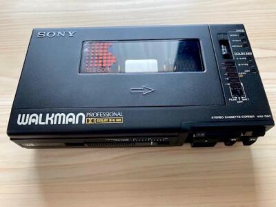 Vintage SONY Walkman Professional WM-D6C w/original Lether case