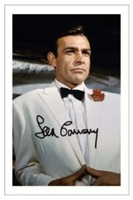 SEAN CONNERY Signed Autograph PHOTO Fan Signature Gift Print JAMES BOND