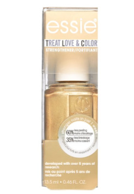 ESSIE TREAT LOVE & COLOR METALLICS POLISH, 83 GOT IT GOLDING ON *SET OF 2