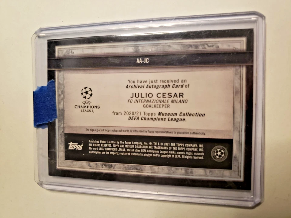 2021 Topps Museum JULIO CESAR AA-JC Autograph /50 - Image 3 of 3