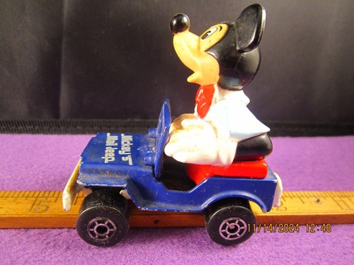 VINTAGE RARE WALT DISNEY 4 PC JIMMY CRICKET, MICKEY MOUSE MATCHBOX CARS 1979 - Picture 12 of 23