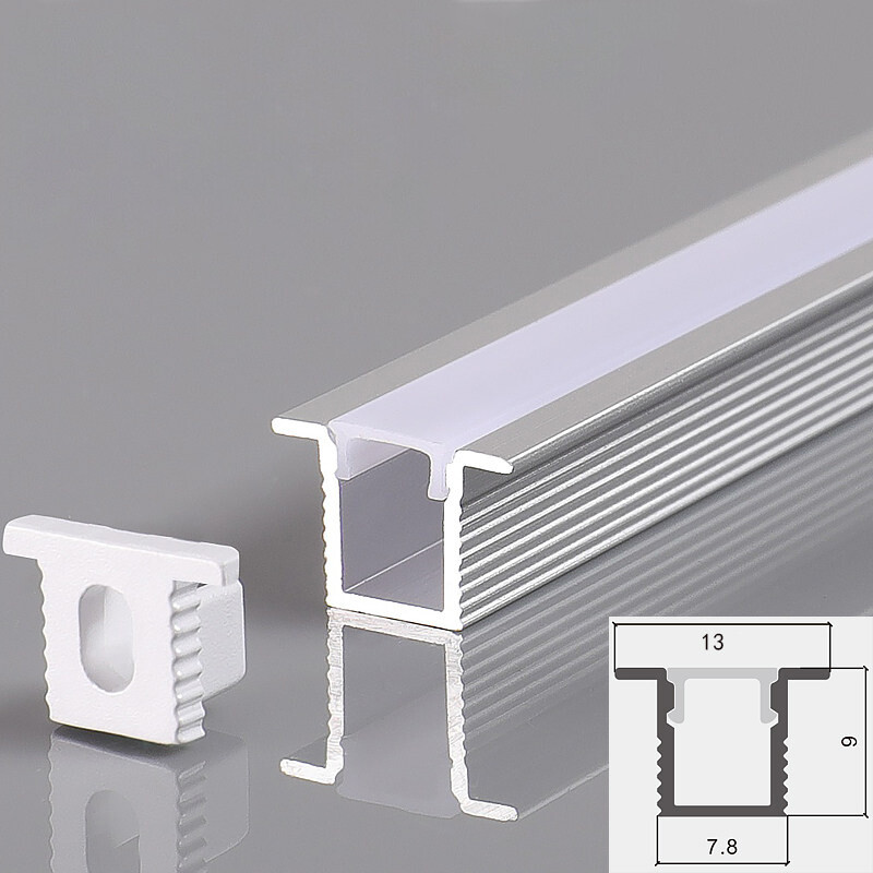 10pcs LED Strip Light Channel 2M each Aluminum Profile Channel Holder U ...