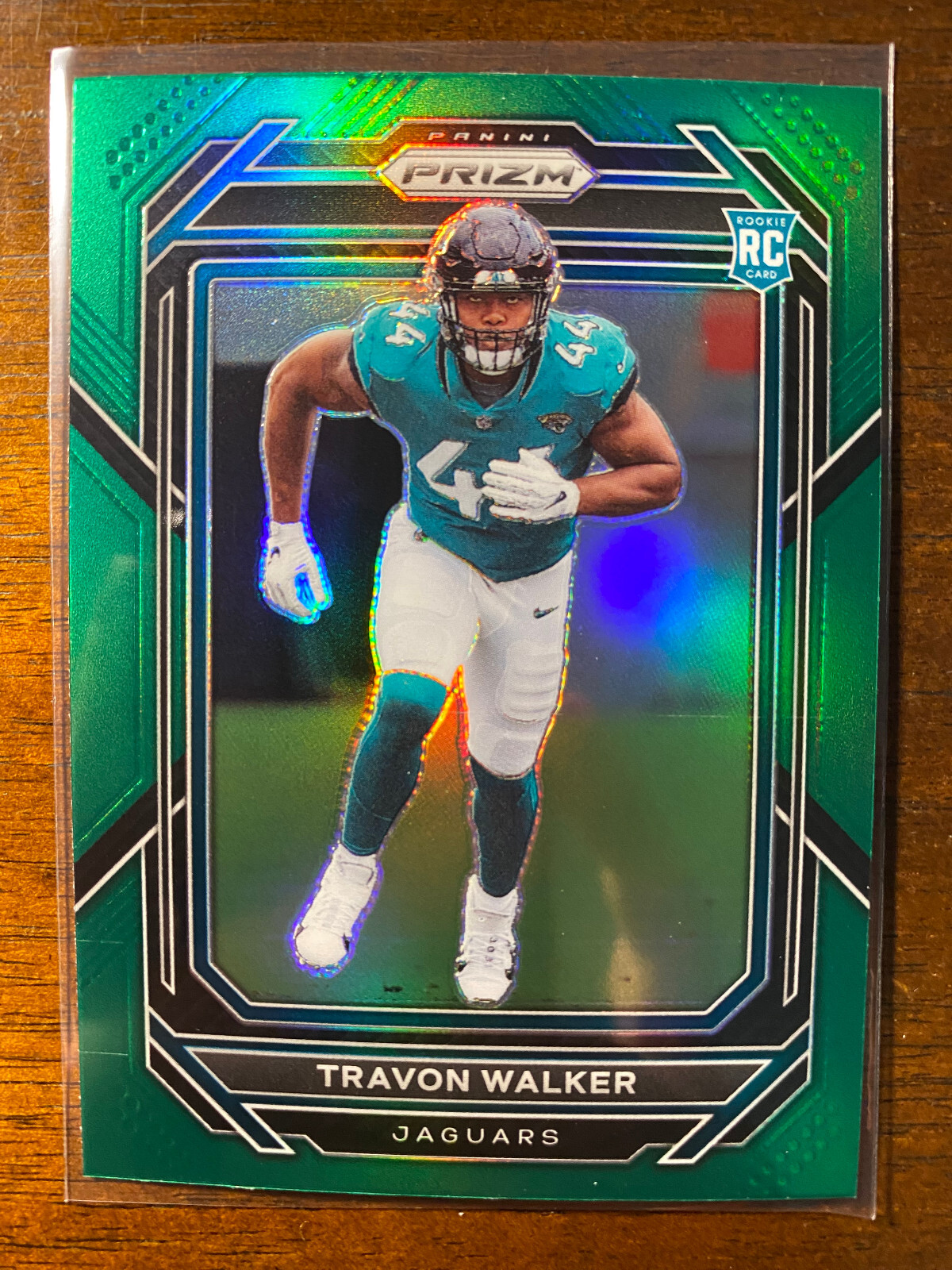 2022 Panini Prizm Football Travon Walker #339 RC Green Prizm Jacksonville Jaguar