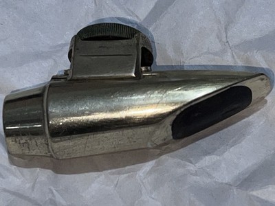 Hinten Vintage Geoff Lawton Sopransaxophon Mundstück 6 Sterne
