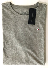 Tommy Hilfiger Boy's T-Shirt X-Large 20 Grey w/ Logo Short Sleeve NEW