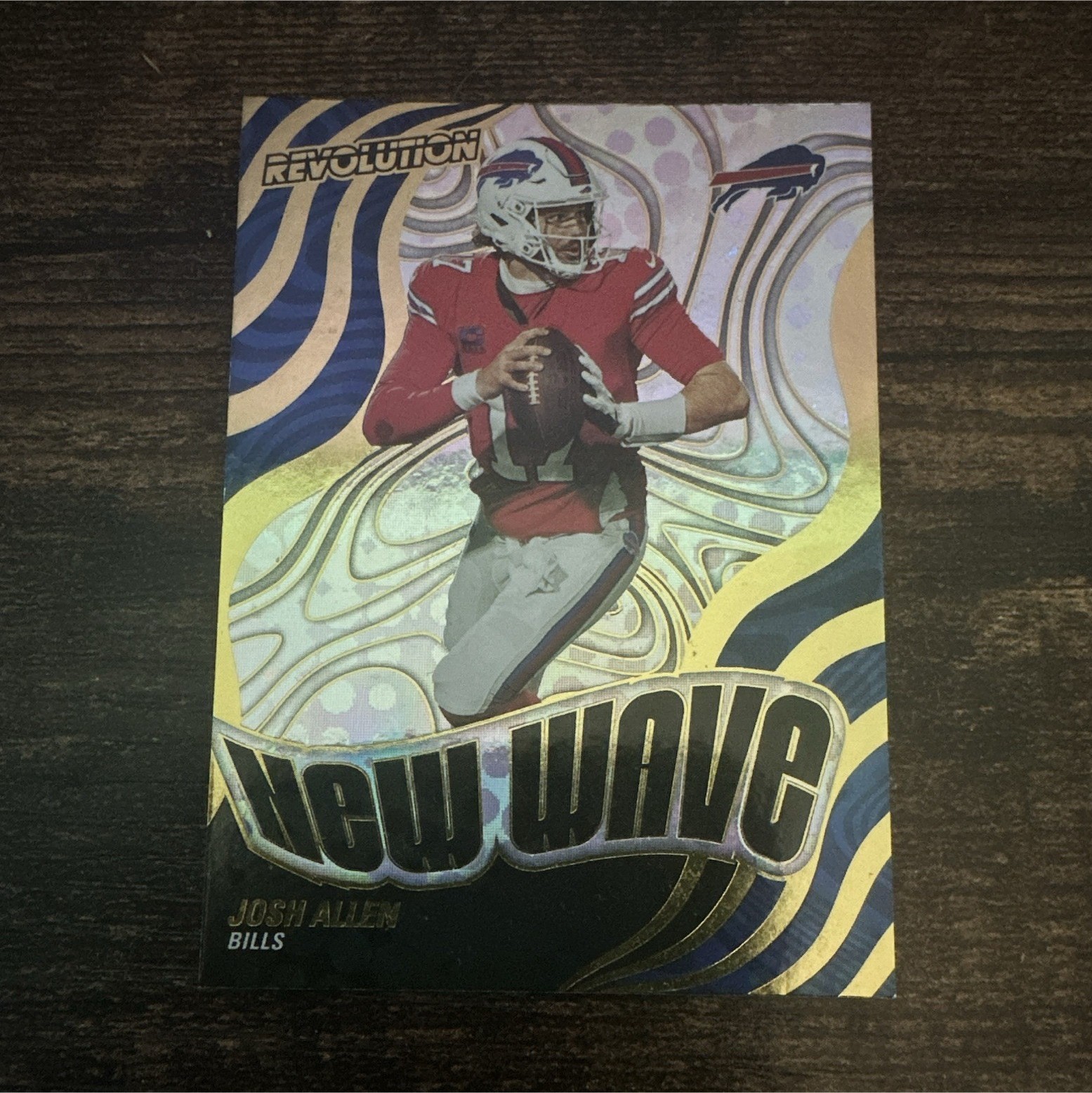 Panini Revolution 2025 Josh Allen Buffalo Bills New Wave Insert #16