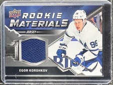 Korshkov, Egor - 2020-21 Upper Deck - Swatch