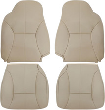 Dodge Ram Seat Cover Replacement Leather Tan 4Pcs Front Bottom Top 1998-2002