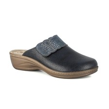 Inblu Donna Ciabatte LY81 Pantofole con plantare in pelle