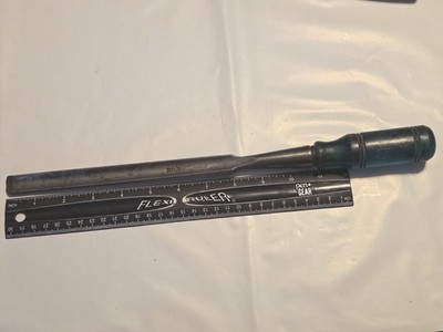 Vtg BUCK BROS BROTHERS LONG 11/16'' In-cannel Gouge Socket Chisel Greenlee Handle