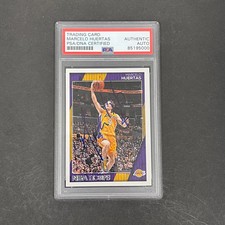 Marcelo Huertas 2016-17 Panini NBA Hoops#203 Signed Card PSA Autographed