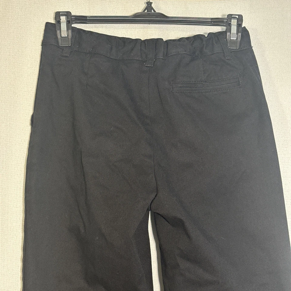 French Toast 男孩直筒校服裤子黑色 14 码二手二手状况完好平前 — 第 3/4 张图片