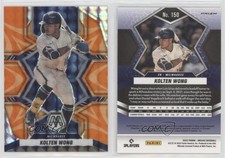2022 Panini Mosaic Reactive Orange Mosaic Prizm Kolten Wong #150