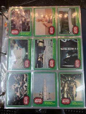 1977 Topps STAR WARS COMPLETE 330 CARD SET w/55 STICKERS ALL