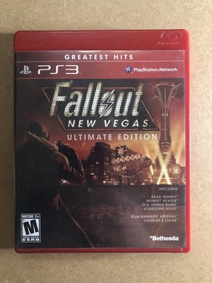Fallout: New Vegas Ultimate Edition Multiplayer PS3 Playstation Bethesda Manual