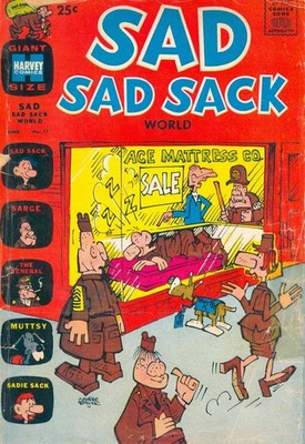 Sad Sad Sack World #17 FN; Harvey | w/Bag+Board