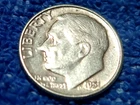 SILVER ROOSEVELT DIME: 1951-P IN VERY FINE PLUS CONDITION!