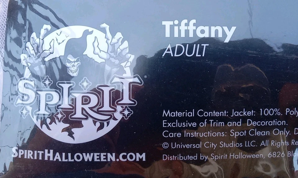 Bride of Chucky Tiffany Costume Adult L 12-14  Spirit Halloween New - Image 4 of 4