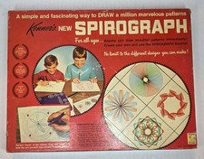 Kenner's Spirograph 401 Art Set 1967 Board Paper