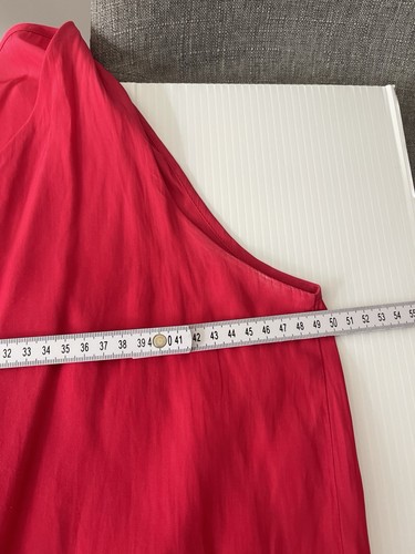 Mela Purdie Size 12 Womens Top Sleeveless Red Technical Polyester - Picture 9 of 10