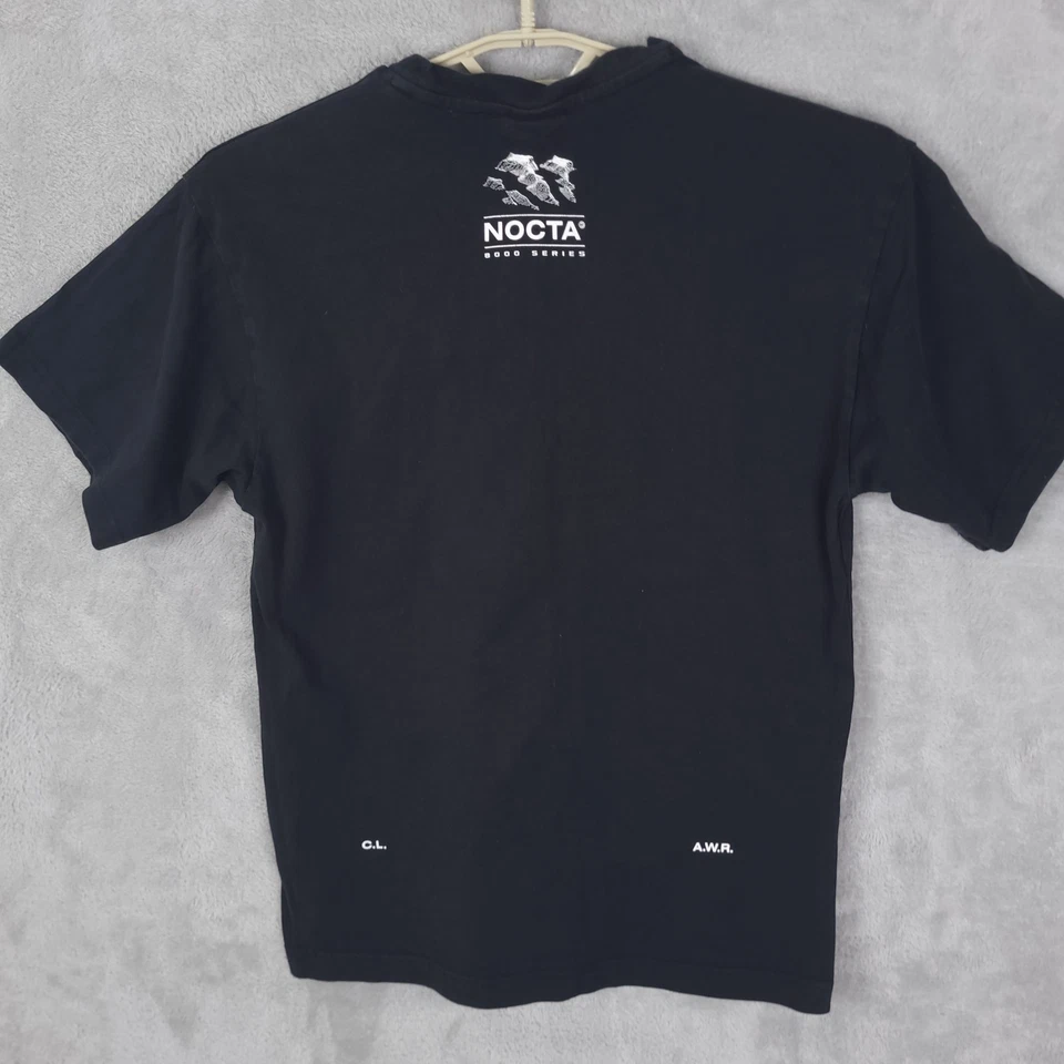 Camiseta Nike Nocta It's Peak Rap Negra Para Hombre Talla S Y2K Hype Sobredimensionada Foto 2 de 4