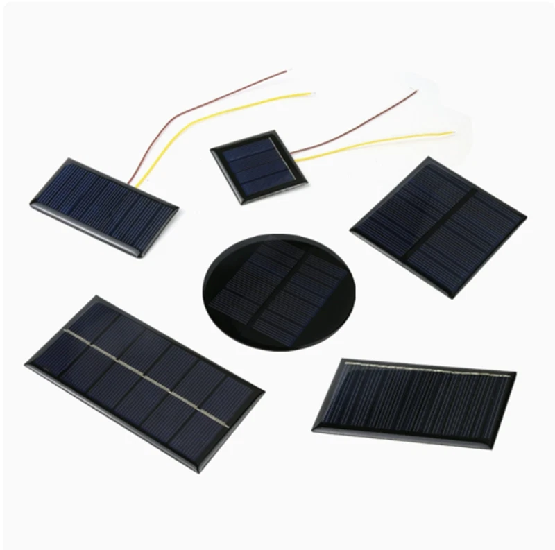 Solar Cell Solar Panel Many Type 2V 3V 5V 5.5V 6V 9V 10V 12V Battery Charger DIY
