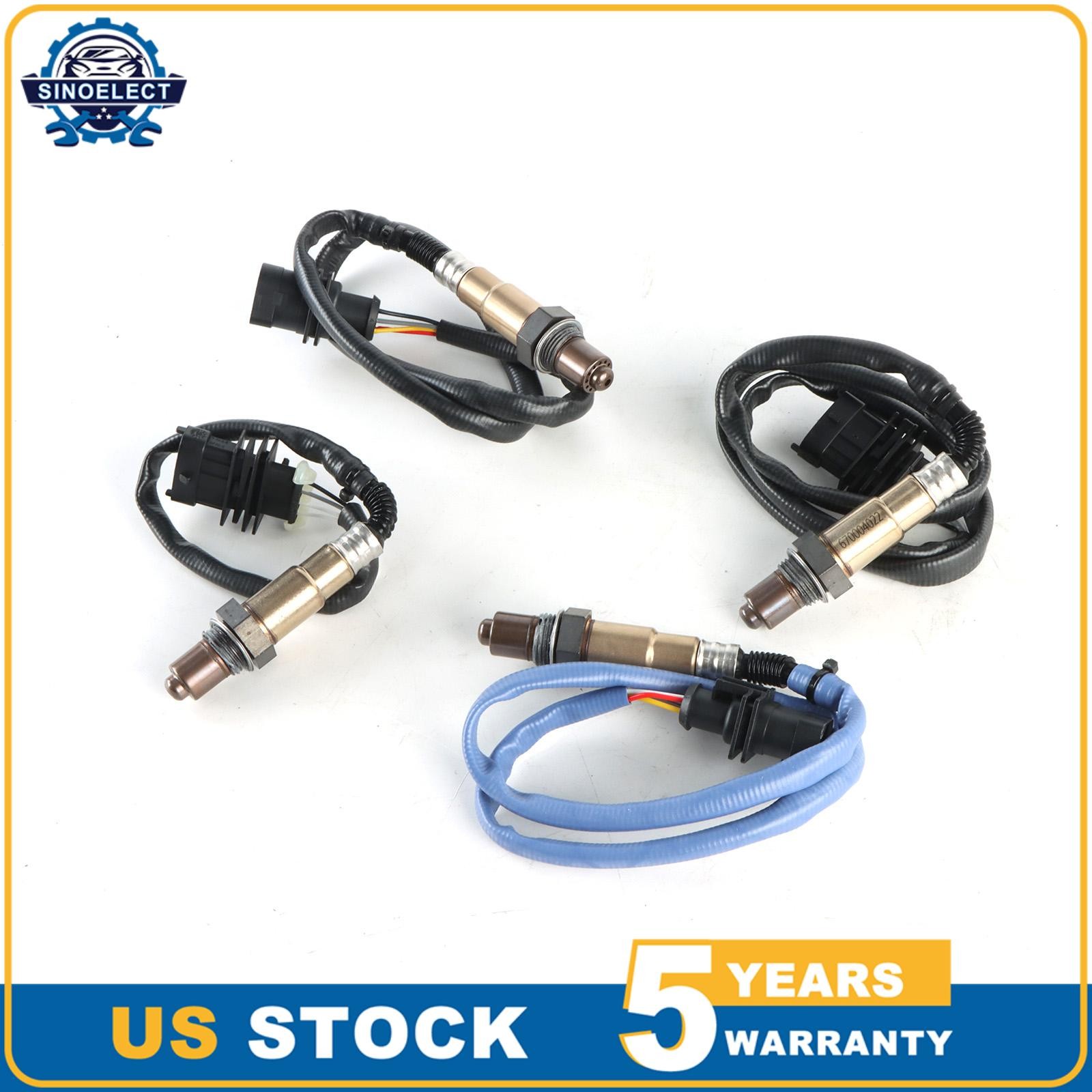4Pcs Oxygen O2 Sensor For Auto Maserati Ghibli 2014-20 Levante 17-20 3.0L Turbo