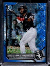 2022 Bowman Benyamin Bailey Chrome Prospects Blue Shimmer Refractor #/150