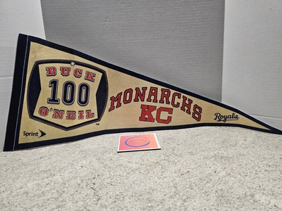 #ad #ad Buck O#x27;Neil Kansas City Monarchs NLB Royals MLB 2011 SGA 100 Year 30quot; Pennant $19.99