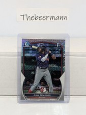 2023 Bowman Chrome Juan Benjamin 1st Mojo Refractor #BCP-151 Cleveland Guardians