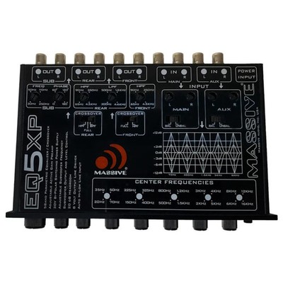Massive Audio EQ5XP 6-Channel Line Output Converter Equalizer Signal Processor