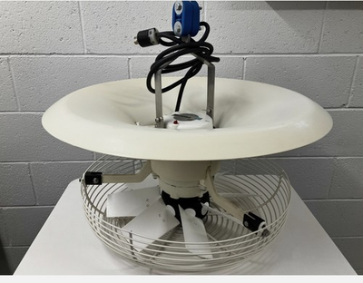 #ad #ad USED Vostermans Ventilation Multifan V Flo V Fan White 220 Volt $200.00