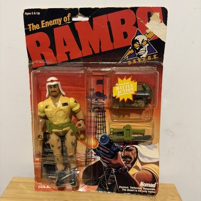 1986 Coleco Rambo The Force Of Freedom Nomad Figure NEW Damaged