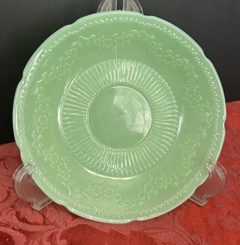 Fire King Jadeite 6” Saucer Green Restaurant Ware