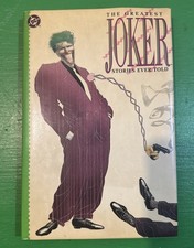 The Greatest Joker Stories Ever Told Hardcover HC DJ DC Comics 1988 Batman Robin
