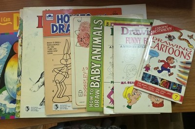 Lot of 10 How to Draw books for children