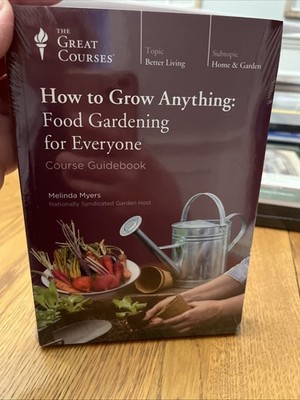 The Great Courses How to Grow Anything: Food Gardening For Everyone DVDs & Book